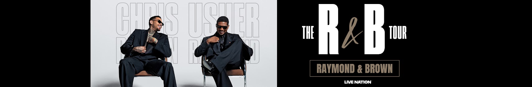The R&B Tour — Raymond & Brown: Usher Raymond and Chris Brown, live in Toronto at Rogers Stadium, August 11 and 12, 2026